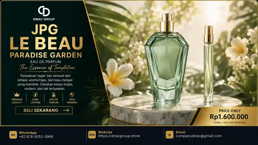 Display produk parfum - koleksi unggulan